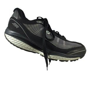 Skechers Sport Women's Resistance Runner Sneaker Shape Ups 10 Black Gray Kinetic